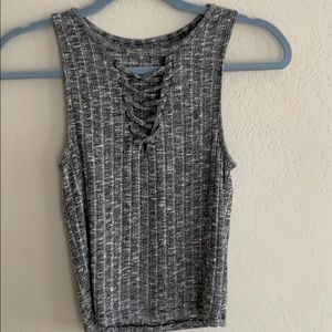 Ribbed tank crop top!